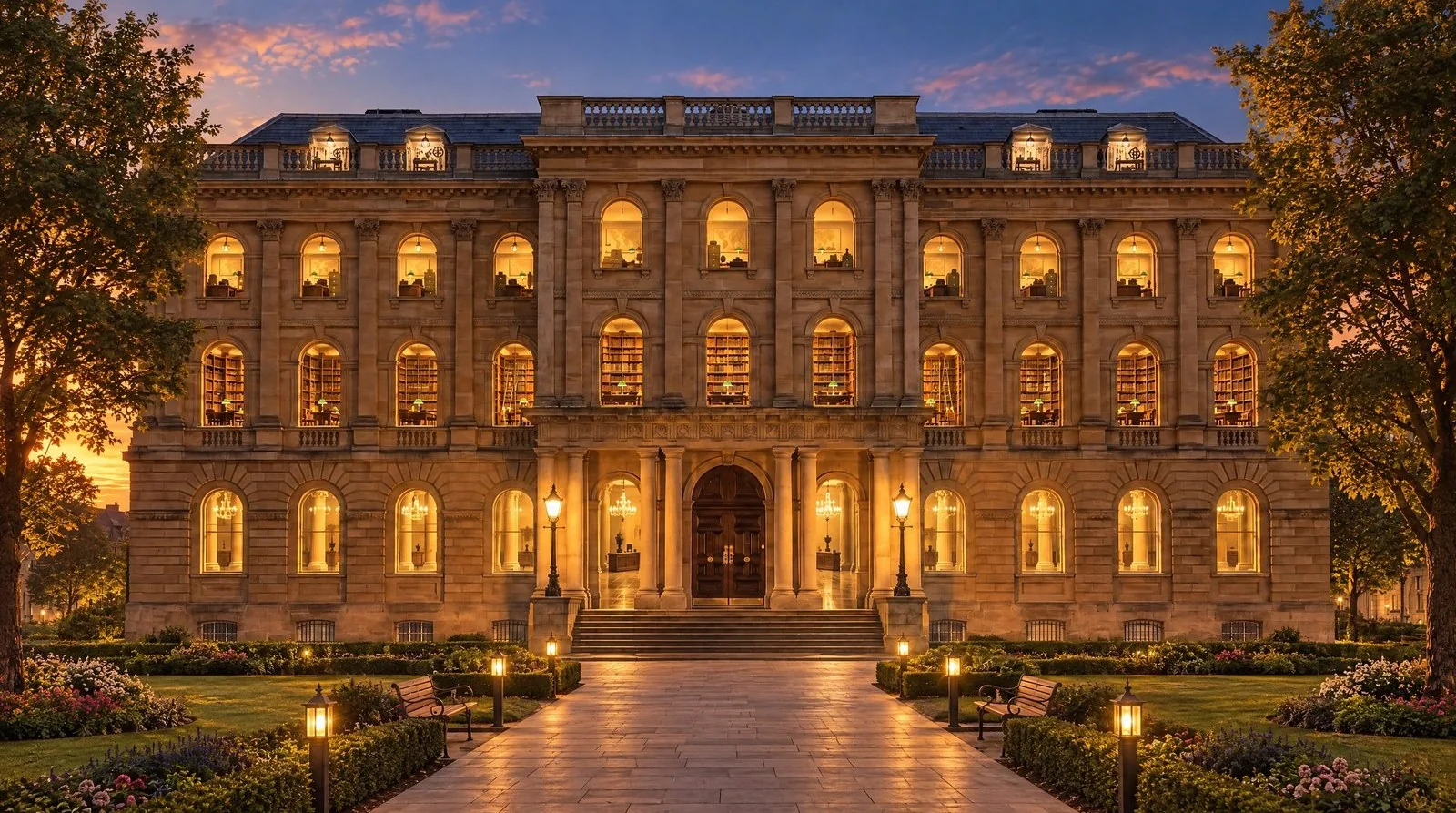 Die Akademie am Abend